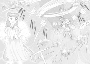 rougth-hart-fight、ハート氏、天使イラストのキャラクター