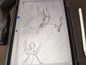 iPadProでお絵描き