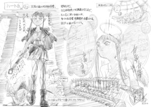 天使、ハート氏、キャラクターシート