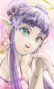 可愛いハート（かわいい天使の絵）